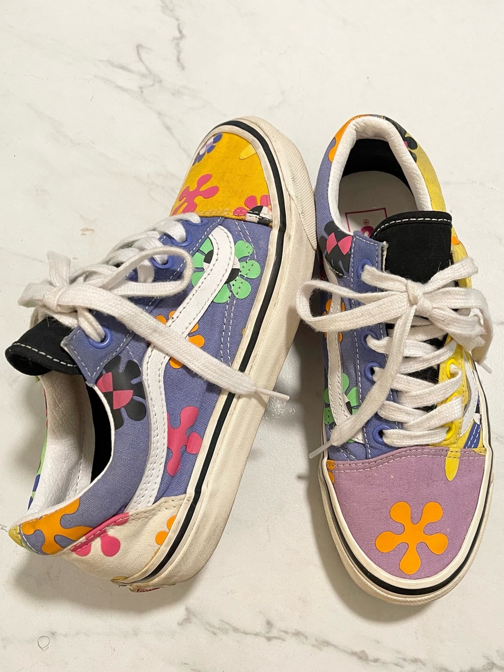 Vans Old Skool 36 DX Anaheim Factory floral sneakers w 7.5 m 6